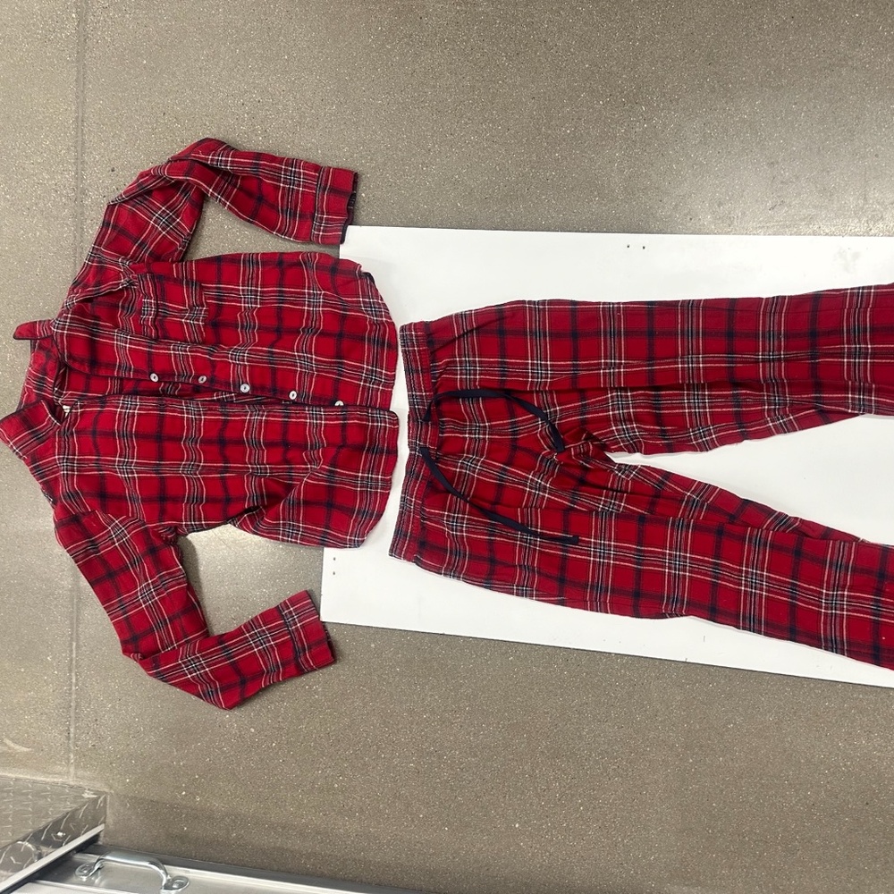 UGG Women’s Raven Flannel Plaid Sleepwear Set – Size Small